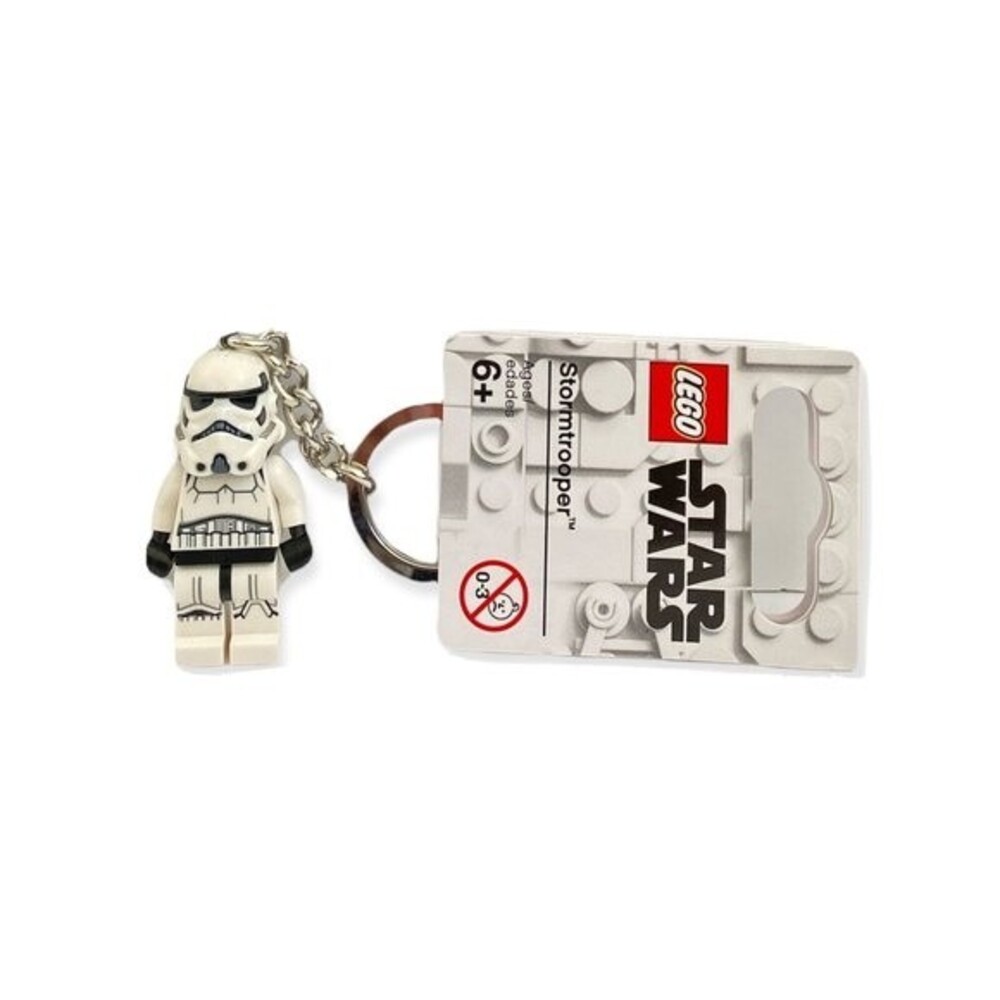 STAR WARS LEGO Minifigure Stormtrooper Keychain #853946 Genuine Mini Figure NEW